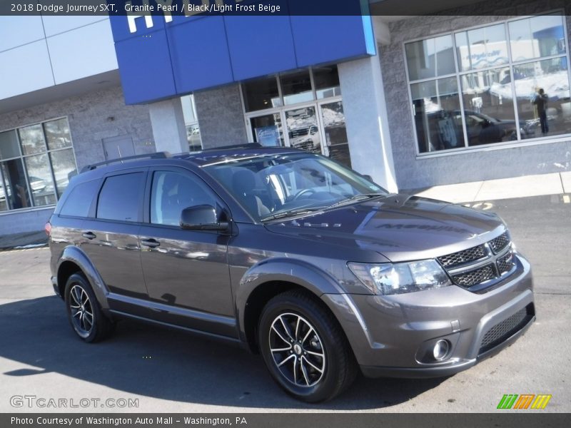 Granite Pearl / Black/Light Frost Beige 2018 Dodge Journey SXT