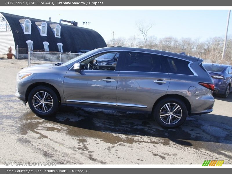 Graphite Shadow / Graphite 2019 Infiniti QX60 Pure AWD