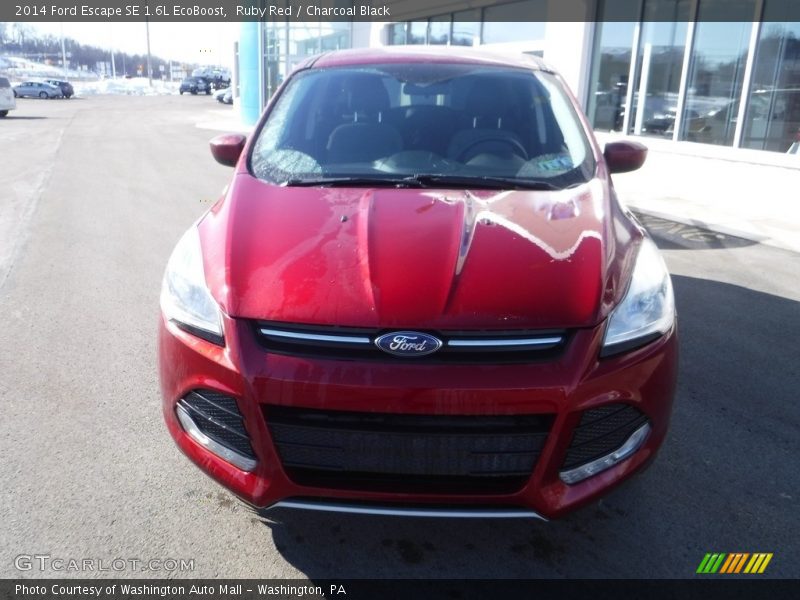 Ruby Red / Charcoal Black 2014 Ford Escape SE 1.6L EcoBoost