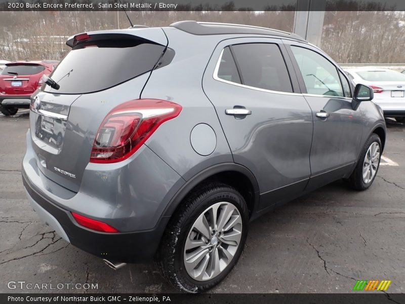 Satin Steel Metallic / Ebony 2020 Buick Encore Preferred