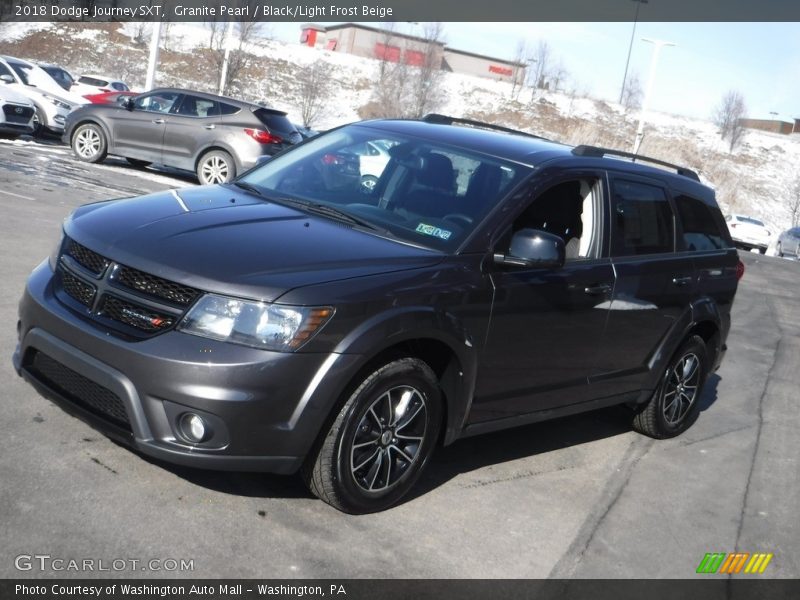 Granite Pearl / Black/Light Frost Beige 2018 Dodge Journey SXT