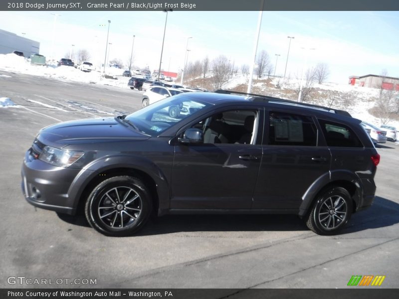 Granite Pearl / Black/Light Frost Beige 2018 Dodge Journey SXT