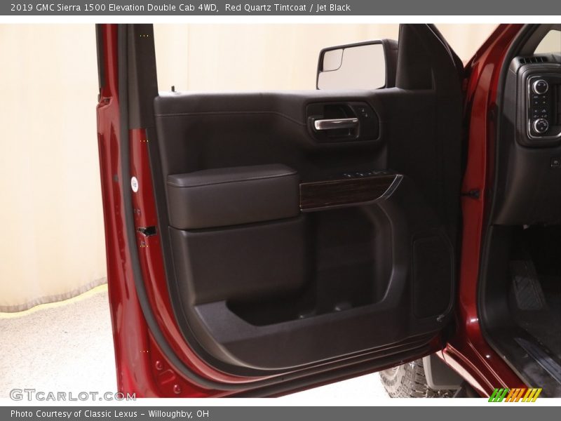 Red Quartz Tintcoat / Jet Black 2019 GMC Sierra 1500 Elevation Double Cab 4WD
