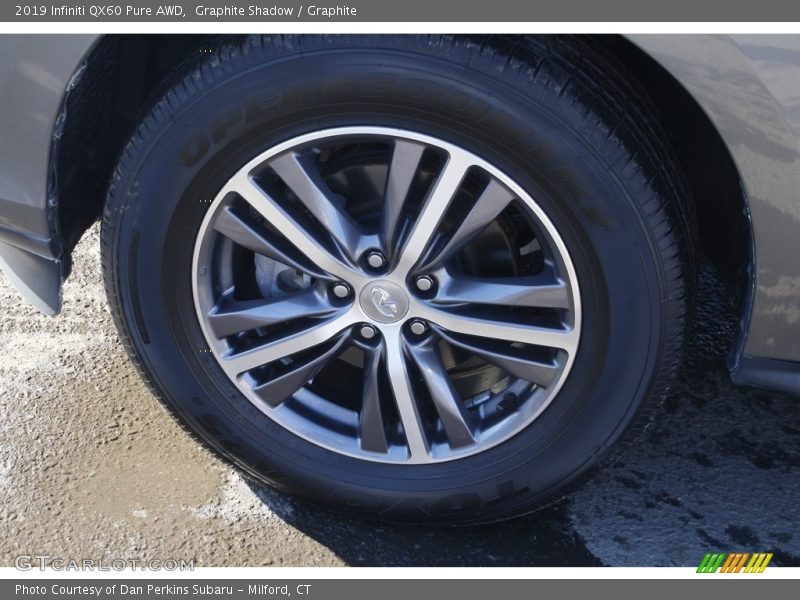 Graphite Shadow / Graphite 2019 Infiniti QX60 Pure AWD