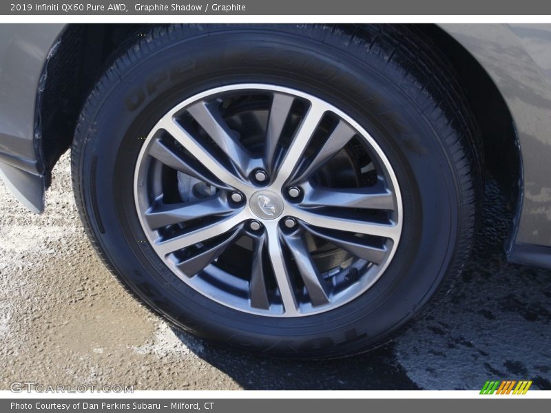 Graphite Shadow / Graphite 2019 Infiniti QX60 Pure AWD