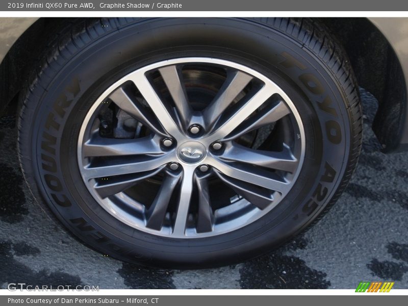 Graphite Shadow / Graphite 2019 Infiniti QX60 Pure AWD