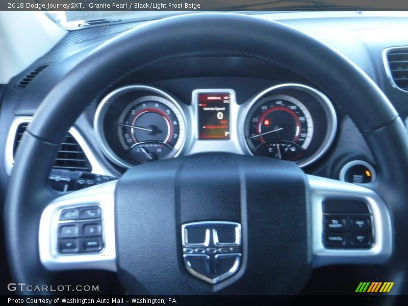 Granite Pearl / Black/Light Frost Beige 2018 Dodge Journey SXT