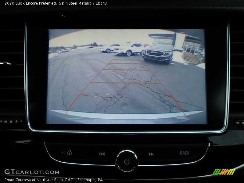 Satin Steel Metallic / Ebony 2020 Buick Encore Preferred