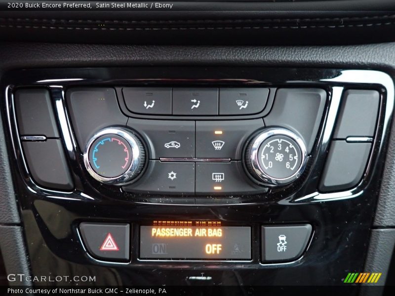 Controls of 2020 Encore Preferred