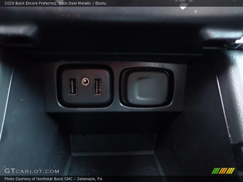 Satin Steel Metallic / Ebony 2020 Buick Encore Preferred