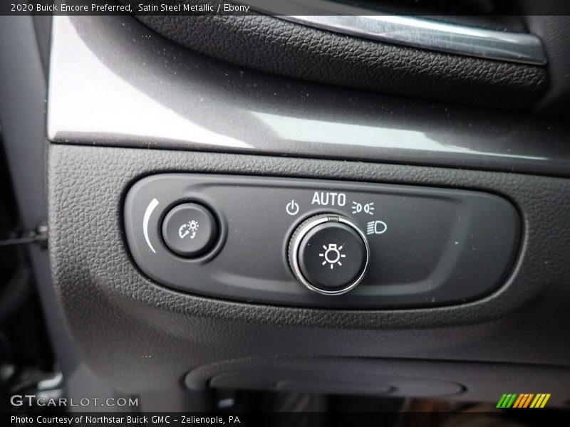 Satin Steel Metallic / Ebony 2020 Buick Encore Preferred