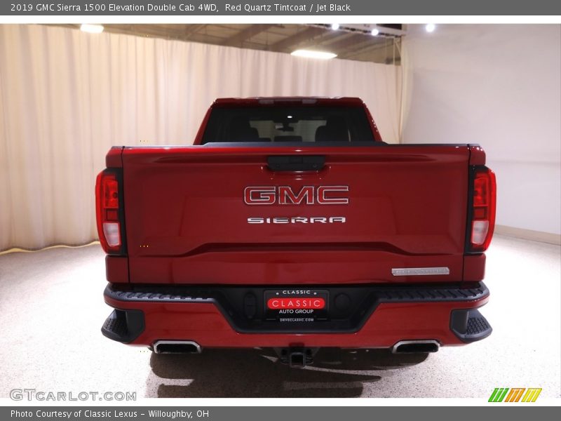 Red Quartz Tintcoat / Jet Black 2019 GMC Sierra 1500 Elevation Double Cab 4WD