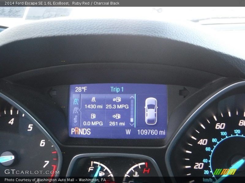 Ruby Red / Charcoal Black 2014 Ford Escape SE 1.6L EcoBoost