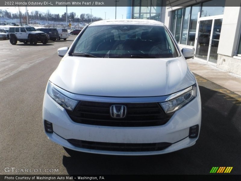 Platinum White Pearl / Black 2022 Honda Odyssey EX-L