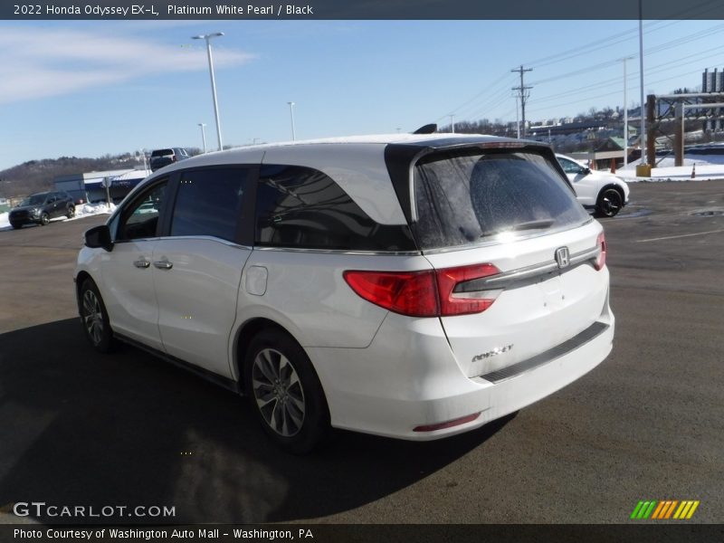 Platinum White Pearl / Black 2022 Honda Odyssey EX-L