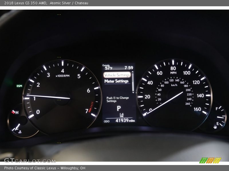 Atomic Silver / Chateau 2018 Lexus GS 350 AWD
