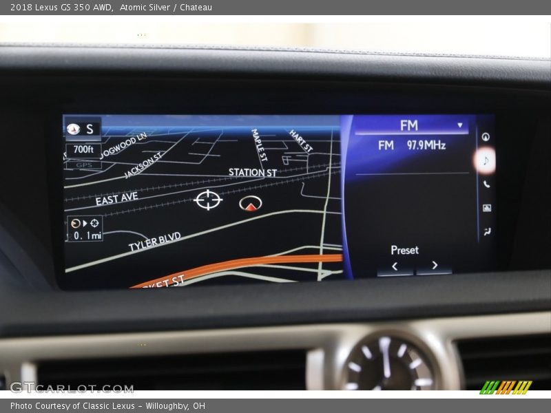 Atomic Silver / Chateau 2018 Lexus GS 350 AWD