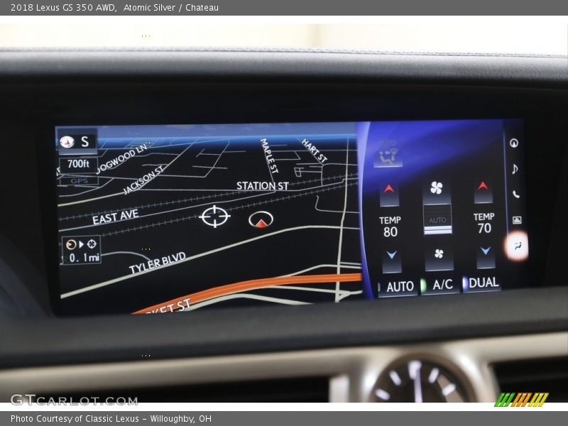 Atomic Silver / Chateau 2018 Lexus GS 350 AWD