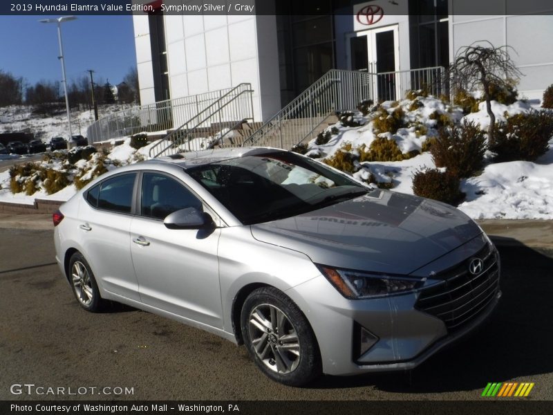 Symphony Silver / Gray 2019 Hyundai Elantra Value Edition