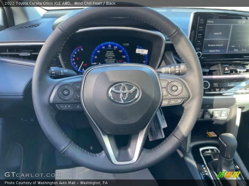 Wind Chill Pearl / Black 2022 Toyota Corolla Cross XLE AWD