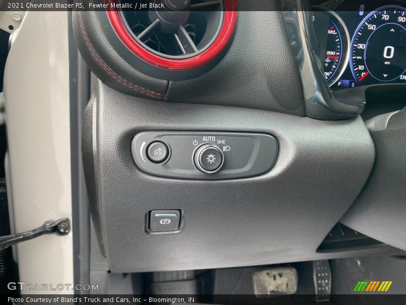 Controls of 2021 Blazer RS