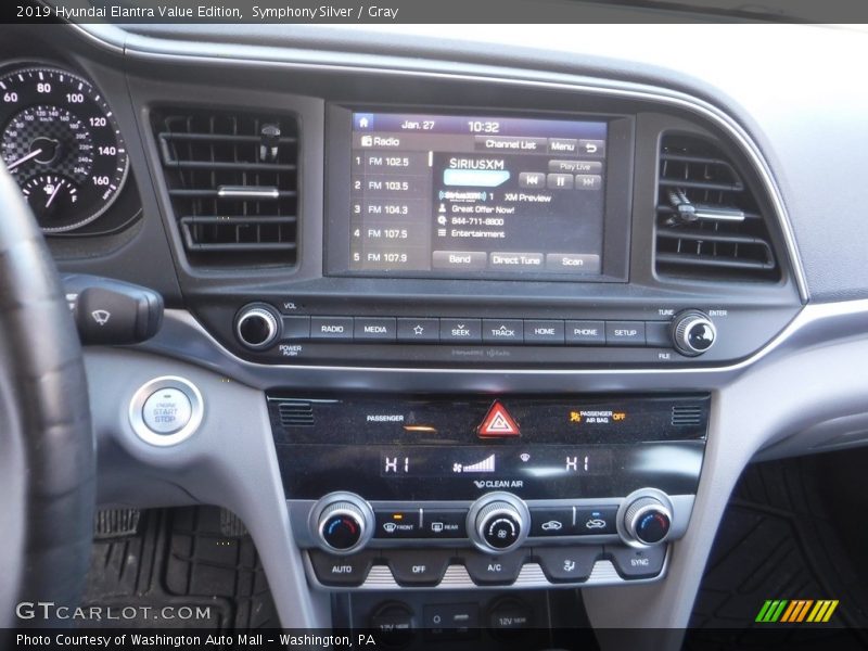 Symphony Silver / Gray 2019 Hyundai Elantra Value Edition