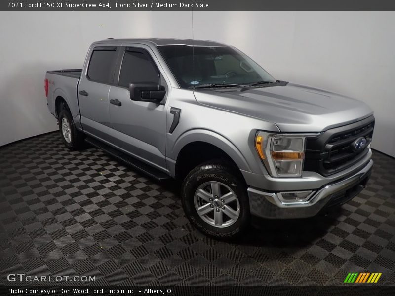 Iconic Silver / Medium Dark Slate 2021 Ford F150 XL SuperCrew 4x4