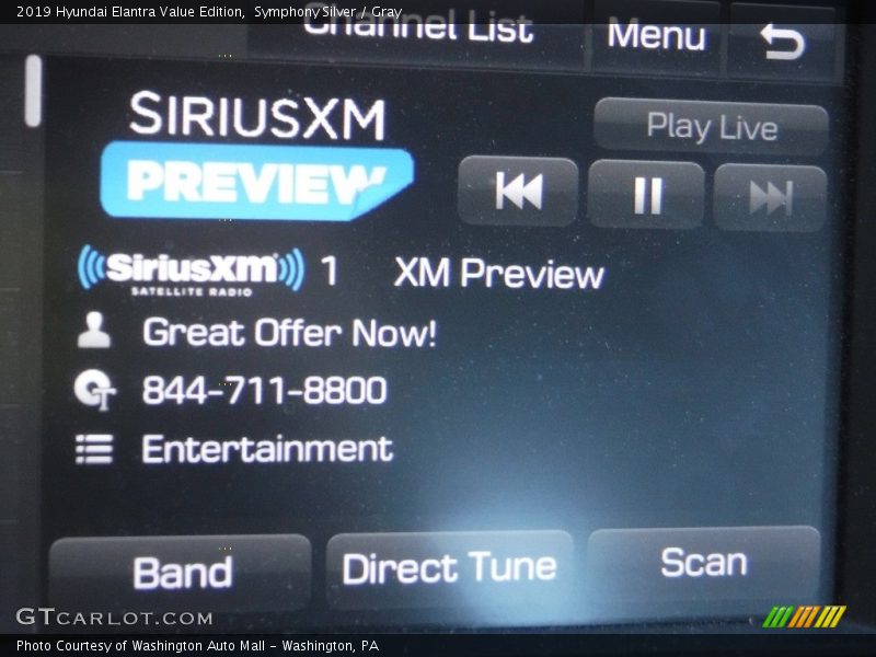 Symphony Silver / Gray 2019 Hyundai Elantra Value Edition