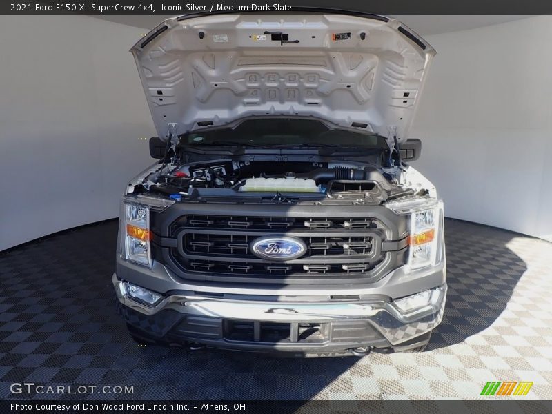 Iconic Silver / Medium Dark Slate 2021 Ford F150 XL SuperCrew 4x4