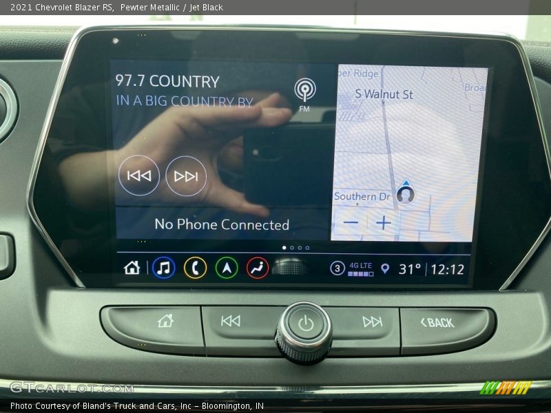 Controls of 2021 Blazer RS