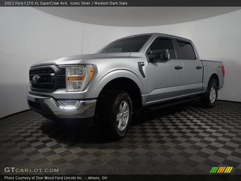 Iconic Silver / Medium Dark Slate 2021 Ford F150 XL SuperCrew 4x4