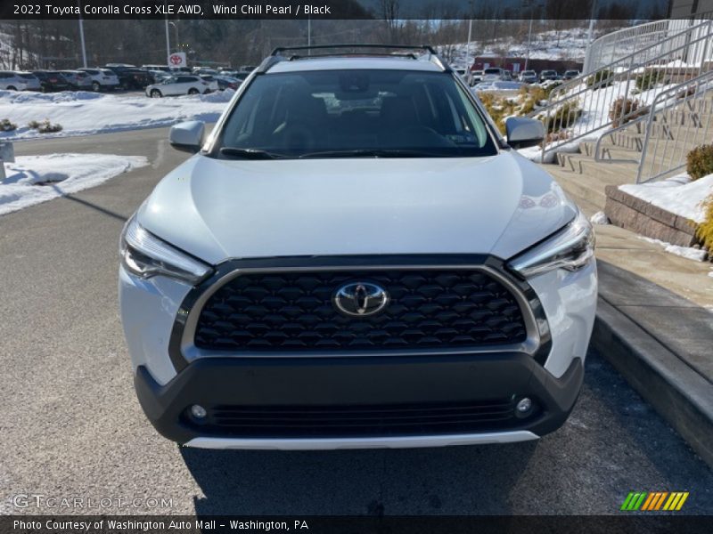 Wind Chill Pearl / Black 2022 Toyota Corolla Cross XLE AWD