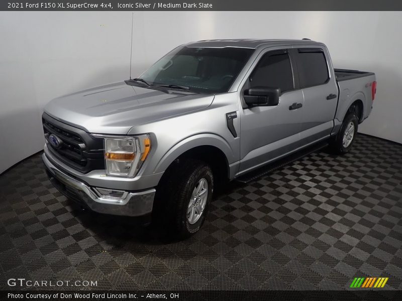 Iconic Silver / Medium Dark Slate 2021 Ford F150 XL SuperCrew 4x4