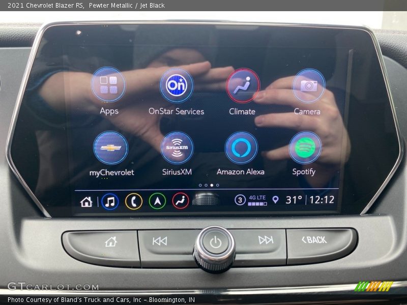 Controls of 2021 Blazer RS