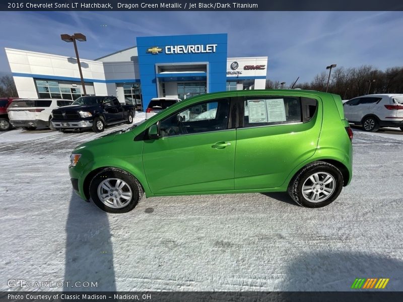  2016 Sonic LT Hatchback Dragon Green Metallic