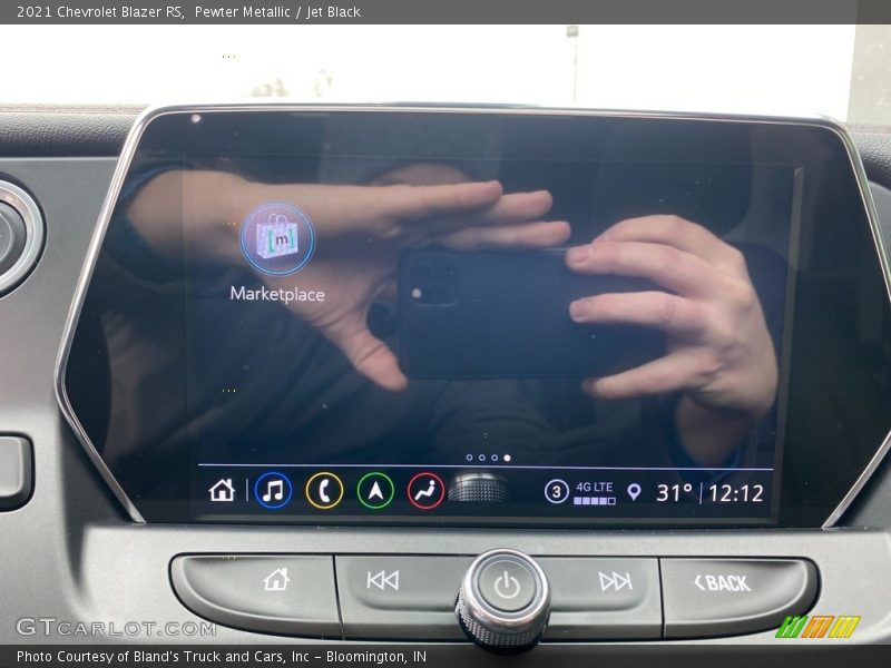 Controls of 2021 Blazer RS