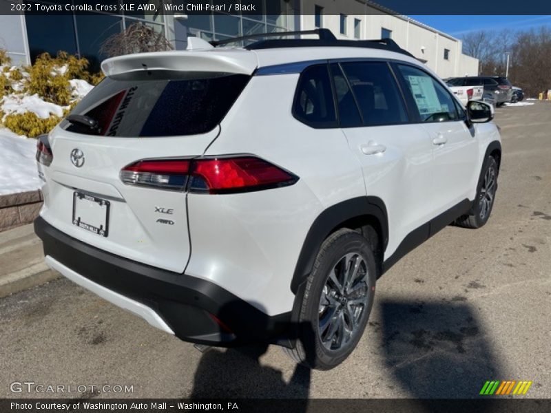 Wind Chill Pearl / Black 2022 Toyota Corolla Cross XLE AWD