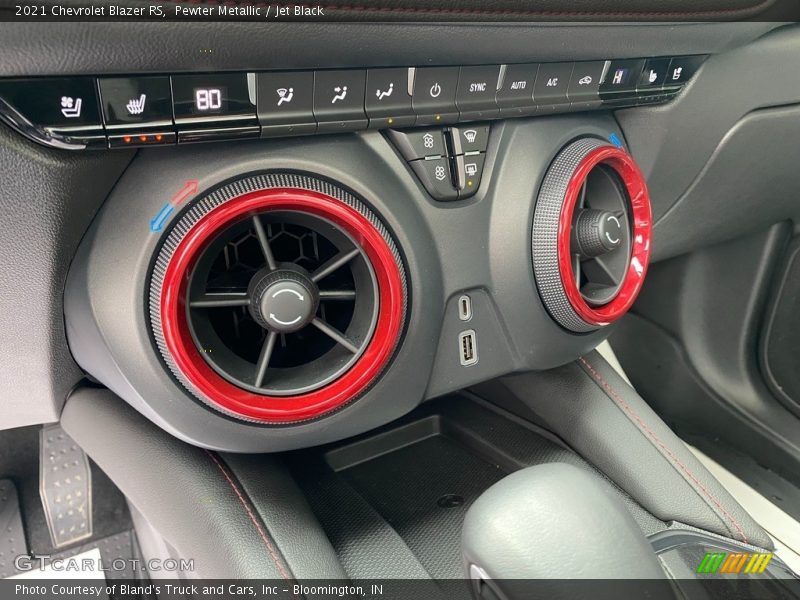 Controls of 2021 Blazer RS