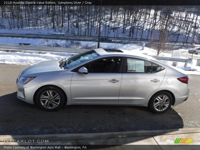 Symphony Silver / Gray 2019 Hyundai Elantra Value Edition