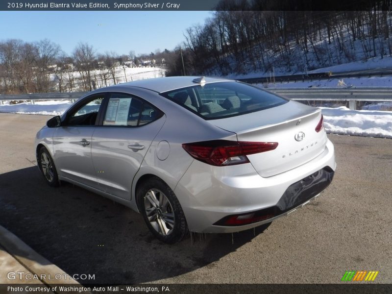 Symphony Silver / Gray 2019 Hyundai Elantra Value Edition