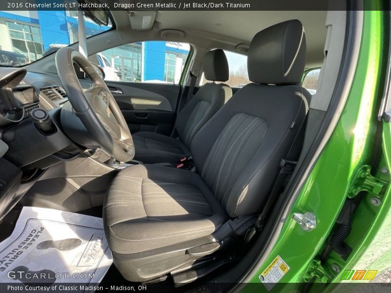 Dragon Green Metallic / Jet Black/Dark Titanium 2016 Chevrolet Sonic LT Hatchback