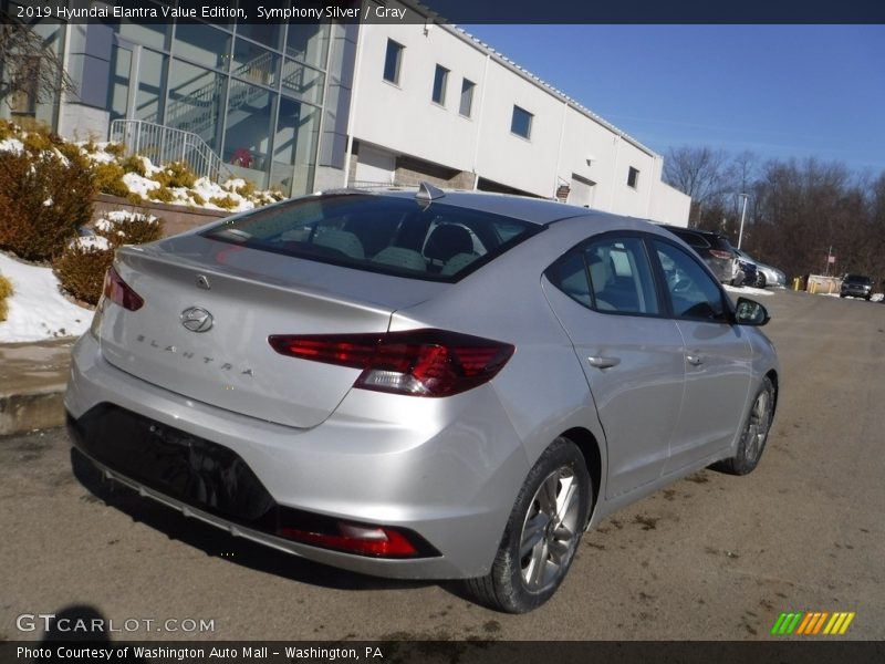 Symphony Silver / Gray 2019 Hyundai Elantra Value Edition