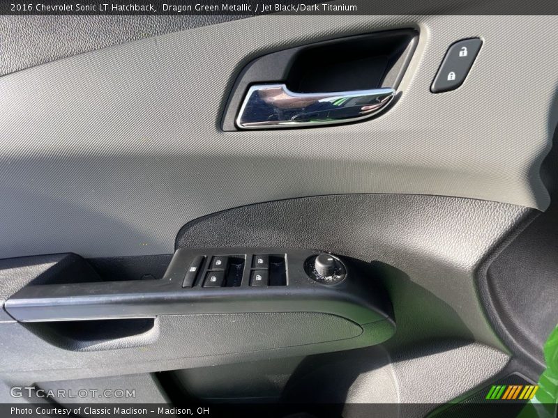 Dragon Green Metallic / Jet Black/Dark Titanium 2016 Chevrolet Sonic LT Hatchback