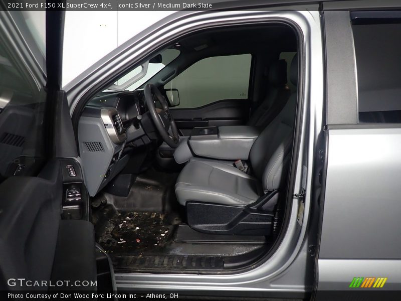 Iconic Silver / Medium Dark Slate 2021 Ford F150 XL SuperCrew 4x4