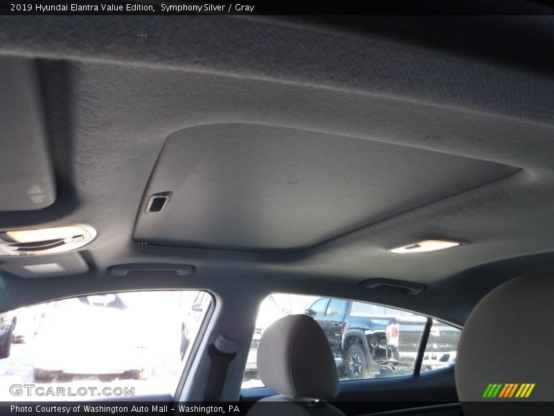 Symphony Silver / Gray 2019 Hyundai Elantra Value Edition