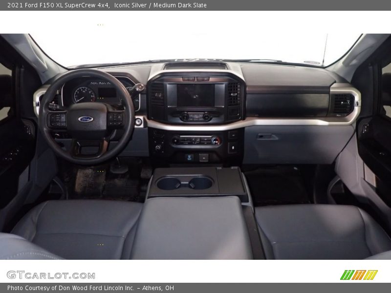 Iconic Silver / Medium Dark Slate 2021 Ford F150 XL SuperCrew 4x4
