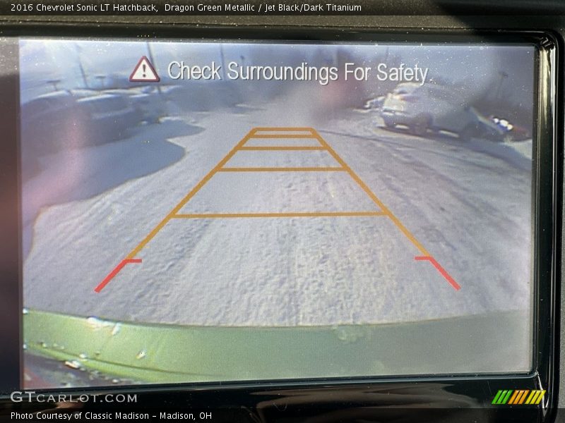 Dragon Green Metallic / Jet Black/Dark Titanium 2016 Chevrolet Sonic LT Hatchback