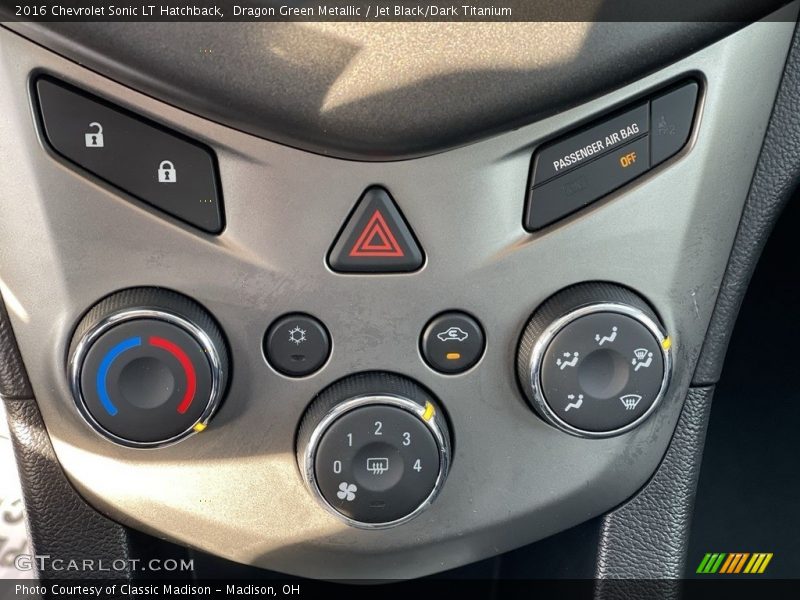Controls of 2016 Sonic LT Hatchback