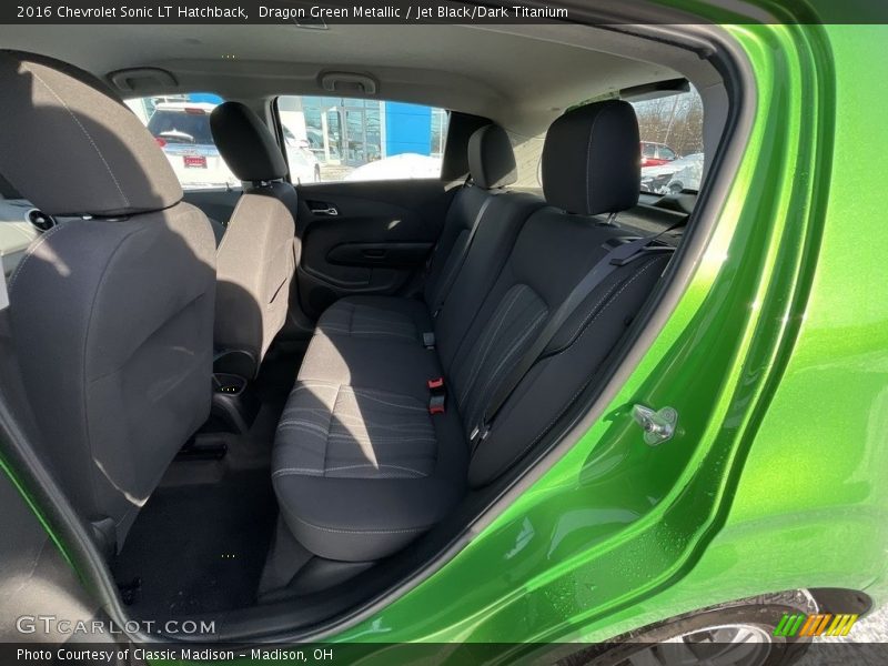 Dragon Green Metallic / Jet Black/Dark Titanium 2016 Chevrolet Sonic LT Hatchback
