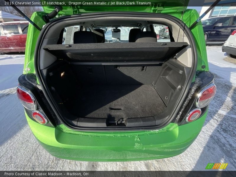 Dragon Green Metallic / Jet Black/Dark Titanium 2016 Chevrolet Sonic LT Hatchback